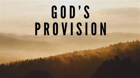God's Provision - New Life Christian Church