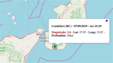 Un sisma di magnitudo 3.9, con parecchie repliche, è stato avvertito alle 11.57 a roccaforte del greco a profondità di 18 km. Terremoto in Calabria oggi, 7 settembre 2019: scossa M 2.4 ...
