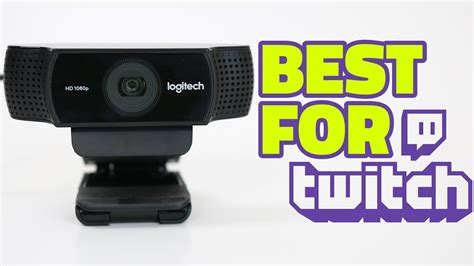 The Best Webcam For Streaming Logitech C922 Review Youtube