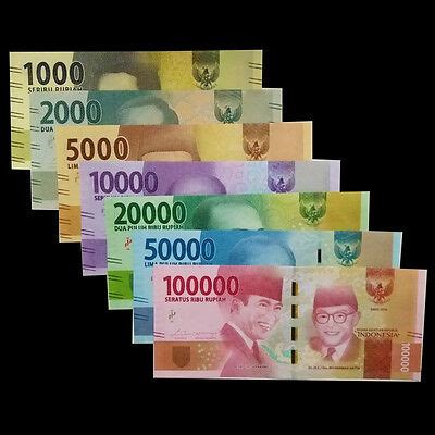 Indonesian rupiah exchange rates table converter. Indonesia Set 7 PCS, 1000 2000 5000 10000-100000 Rupiah ...