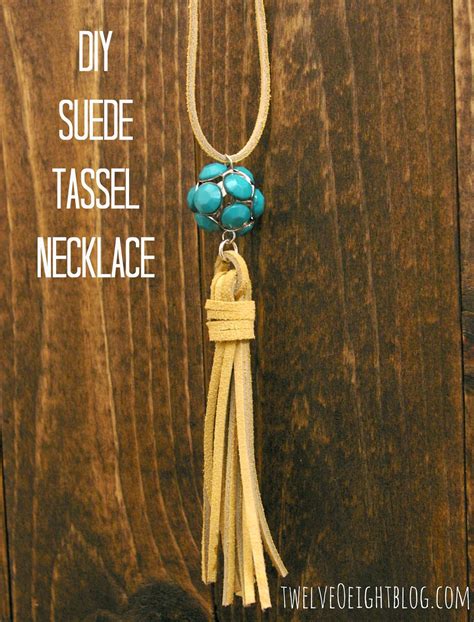 Diy Suede Tassel Necklace