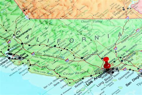 Southern California Map Stock Photos Pictures And Royalty Free Images