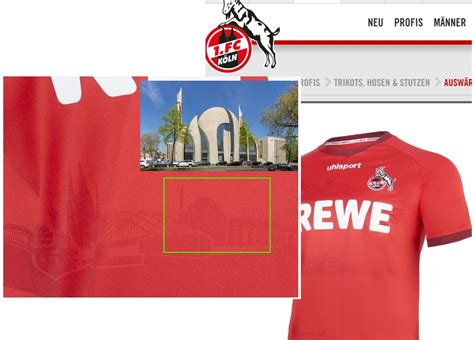 Fc koln köln cologne 2016/2017 #14 hector special trikot shirt erima xxl jersey. Die Islamisierung ist rund: Neue FC Köln-Trikots mit Dom & Moschee › Jouwatch