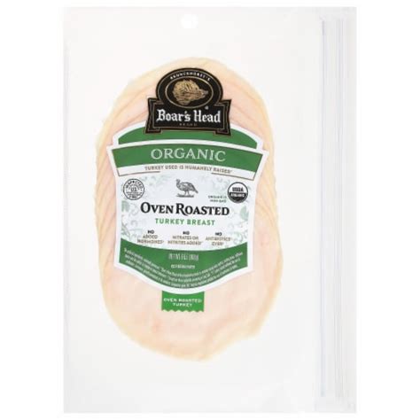 Boars Head Organic Roasted Turkey Breast 6 Oz Dillons Food Stores