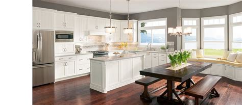 Diamond at lowes icy avalanche with grey stone glaze maritime. Shenandoah cabinets, cottage, lowe's (With images ...