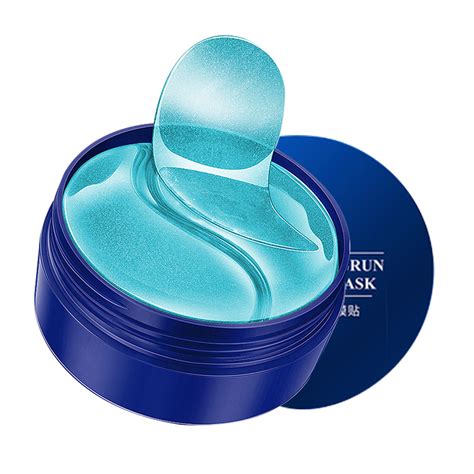 MKSJFdge Eyemask 60 Sheets Collagen Hyaluronicacid Eyemask To Dark