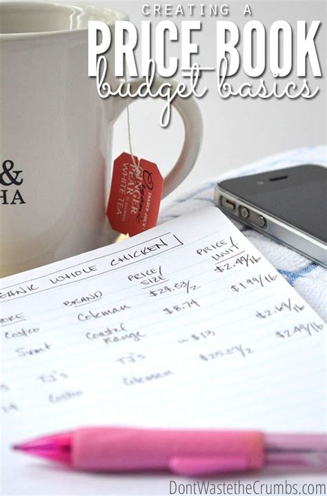 This Simple Budget Tip Creating A A Price Book Can Be A Tremendous