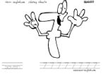 Numbers 1-20 Coloring Pages