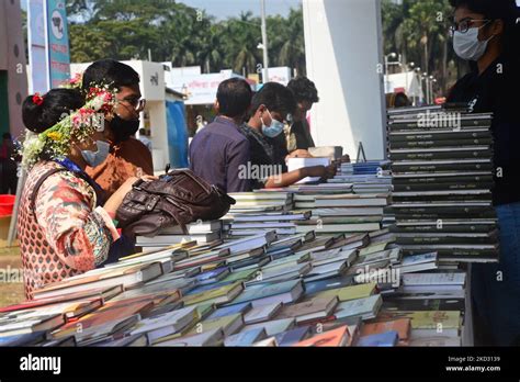 The National Book Fair Named Ekushey Boi Mela In Dhaka Bangladesh On