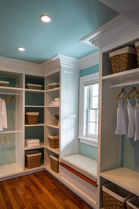 We did not find results for: #ClosetSpace A cozy window seat separates custom-built ...