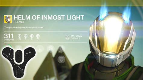 Destiny Helm Of Inmost Light Exotic Helmet For Titans Youtube