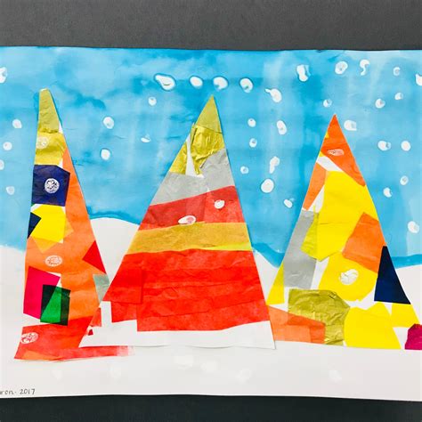 Howywood Kindergarten Winter Art Project Youll Love