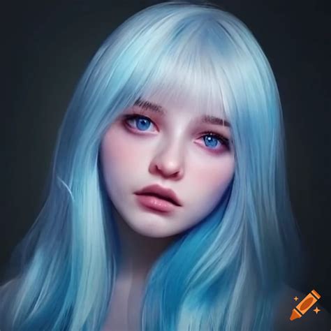 Girl With Blue And Pink Hair And Unique Eye Color On Craiyon