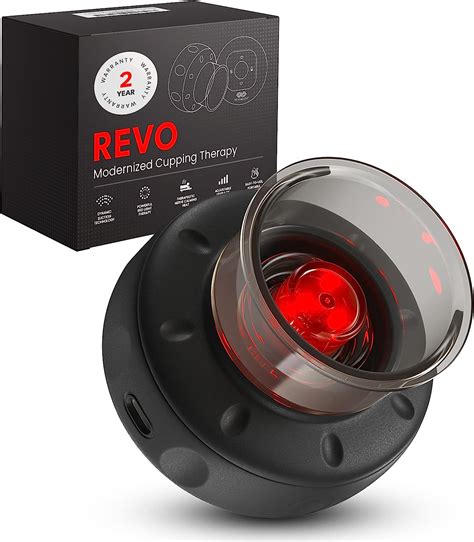 REVO the Original 4-in-1 Smart Cupping Therapy Massager with Red Light