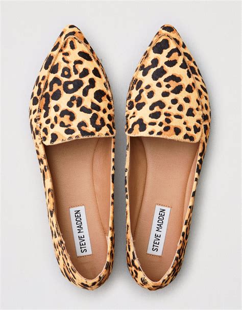 Steve Madden Featherl Leopard Flat Leopard Flats Leopard Loafers