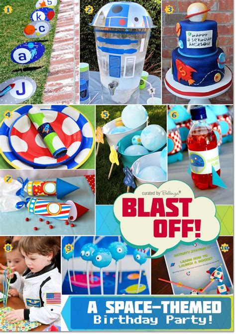 Amazing Ideas For A Space Themed Birthday Party Blast Off