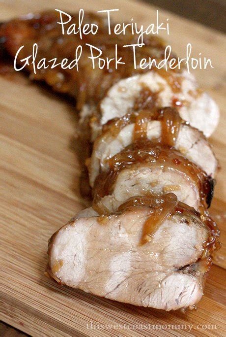 This recipe shows just how quickly pork tenderloin can be transformed into a delicious meal. Paleo Teriyaki Glazed Pork Tenderloin | This West Coast Mommy