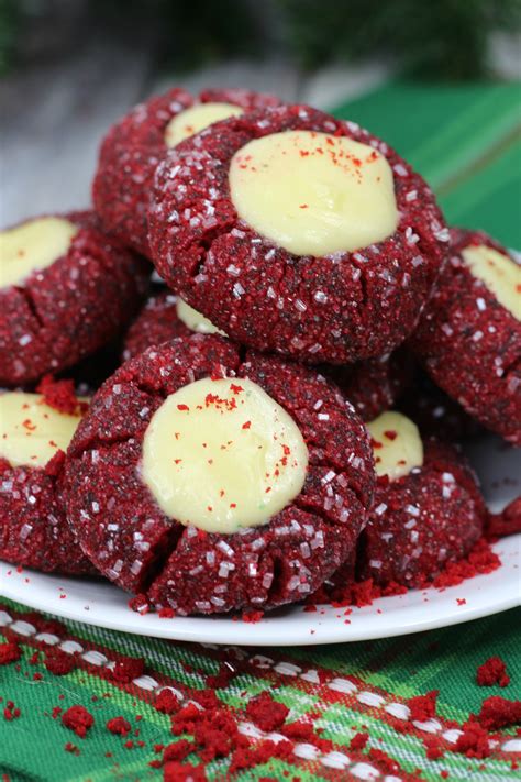 Red Velvet Cheesecake Thumbprint Cookies My Incredible Recipes