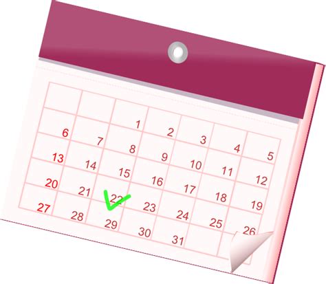 All png images can be used for personal. Calendar Icon Clip Art at Clker.com - vector clip art ...