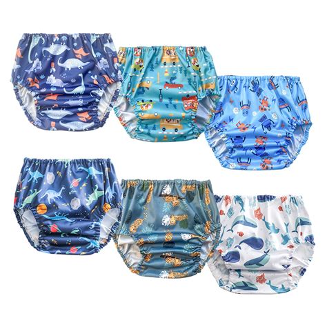 Buy Bisenkid 6 Packs Waterproof Plastic Underwear For Toddlers Potty