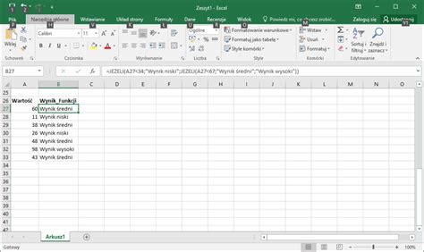 Funkcje Excel Jezeli Datatalk Pl