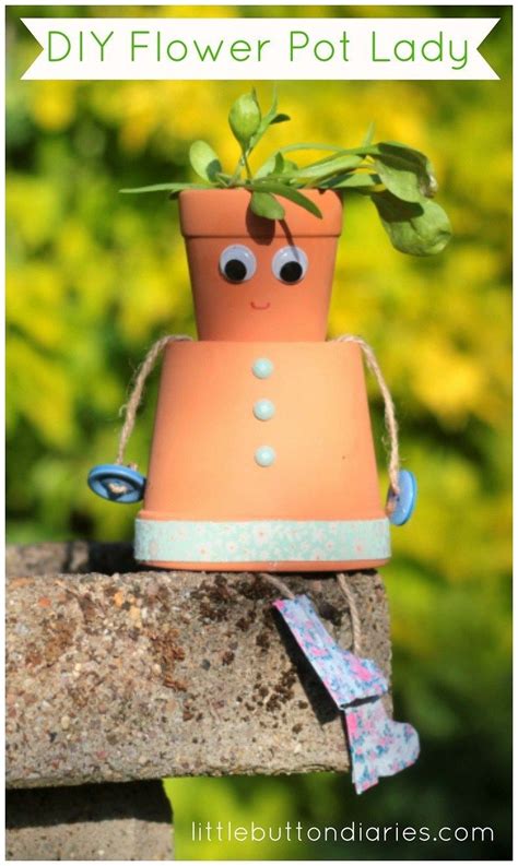 10 Creative Diy Clay Flower Pot Craft Ideas Godiygocom Outdoor