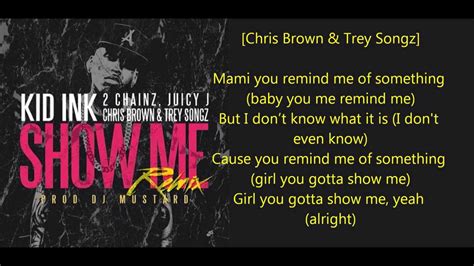 Chris Brown Show Me Lyrics