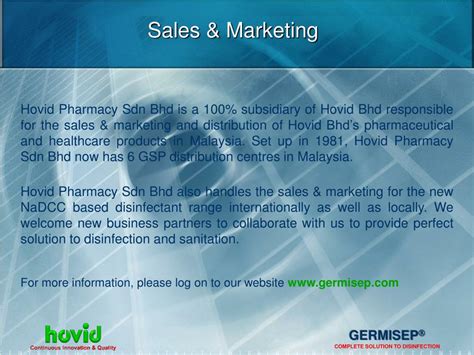 Hovid pharmacy sdn bhd is a company in malaysia, with a head office in ipoh. PPT - Hovid Berhad PowerPoint Presentation, free download ...
