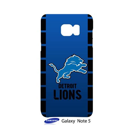 Detroit Lions Samsung Galaxy Note 5 Case Cover Wrap Around Galaxy