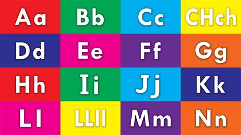 Learn Spanish Español Alphabet Abc Flash Cards Hd Youtube