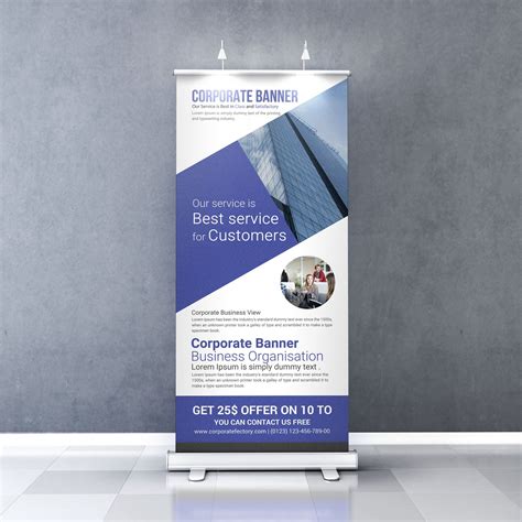 Free Corporate Roll Up Banner Template Free Psd Mockup New Mockup