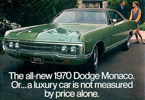 1970 Dodge Monaco 4 Door Hardtop Vintage Muscle Cars Mopar Muscle