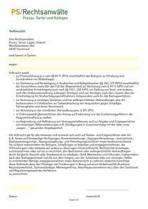 Was für eine bevollmächtigung muss. PDF Formulare | Rechtsanwalt Verkehrsrecht