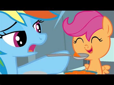 MLP Baby Comic Dub - Feeding Scootaloo (Comedy) - YouTube