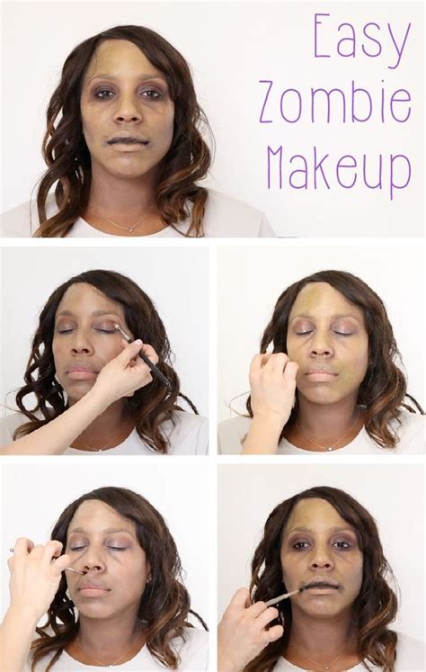 Classic Basic Zombie Makeup Tutorial For The Perfect Halloween Costume Look Video And Step By