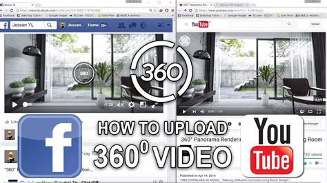 How To Upload 360 Video Facebook And Youtube Vr Post 360 Panorama