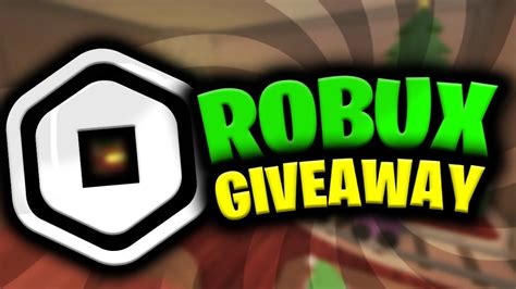 Robux Giveaway Youtube