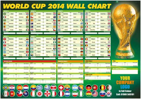 printable world cup wall chart our visual treat can take pride of place on your wall