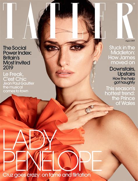Penélope Cruz is Tatler s August issue cover star Tatler