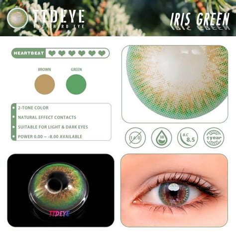 Order Iris Green Colored Contact Lenses Green Colored Contacts