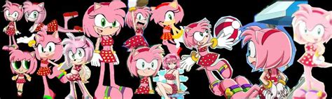 2019 Amy Rose Bikini Amy Rose Sonic Fan Art Rose