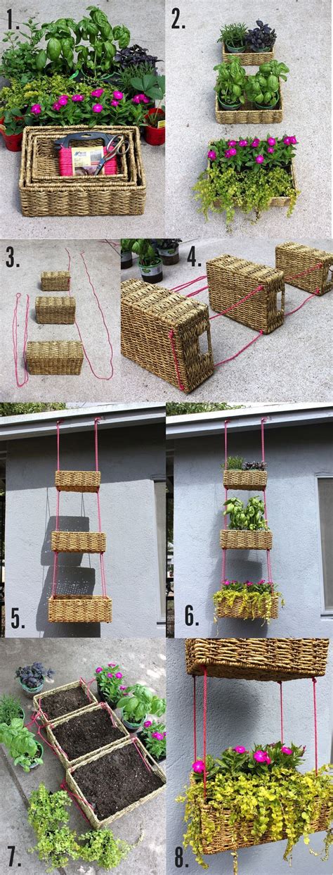 Hanging Basket Garden Diy A Beautiful Mess They Show This For