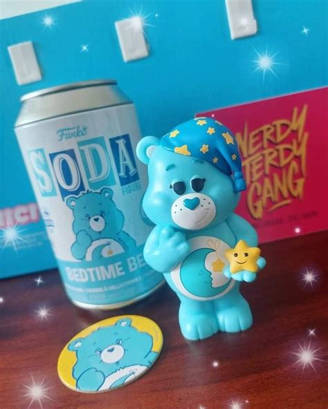 Care Bears Bedtime Nerdy Soda Gang Figures Beverage Soft Drink Sodas