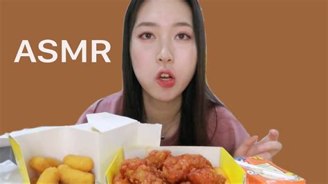 Asmr Food Circle Eat A Lot Of Fried Chicken Korean Fried Chicken With Sweet And Spicy Chicken