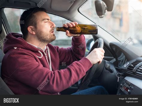 Drunk Man Driving Car Image And Photo Free Trial Bigstock