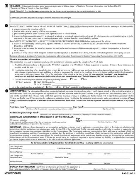 Form Mv 82itp In Transit Permittitle Application New York Free