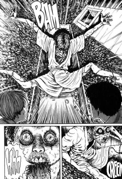 Uzumaki Chapter 7 Jack In The Box Japanese Horror Horror Art Manga