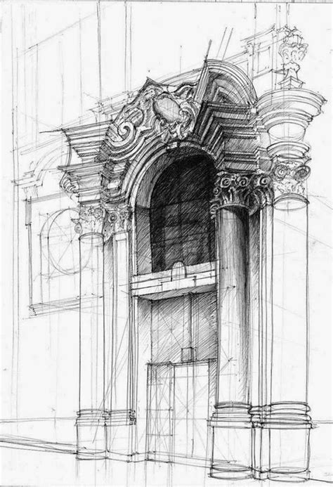 Old Architecture Drawing ~ Design Stack A Blog About Art Design And