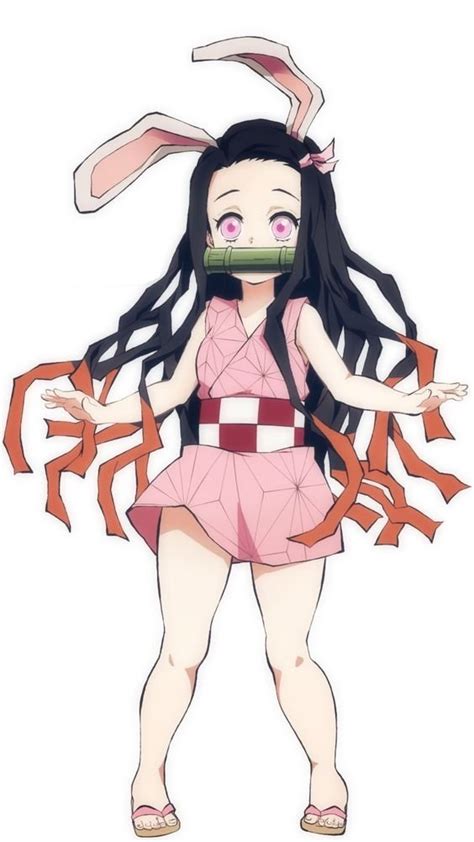 Anime Waifus On Twitter Official Adorable Nezuko Bunny Art By Sexiz Pix
