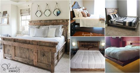 After your frame is built, you need to paint it or stain it. 21 DIY Bed Frame Projects - Sleep in Style and Comfort ...